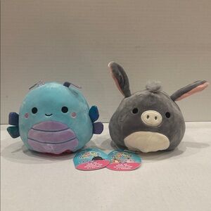 Squishmallows Flip-A-Malllows 5” Bundle – Heather/Trudy + Phillip/Jason Plush